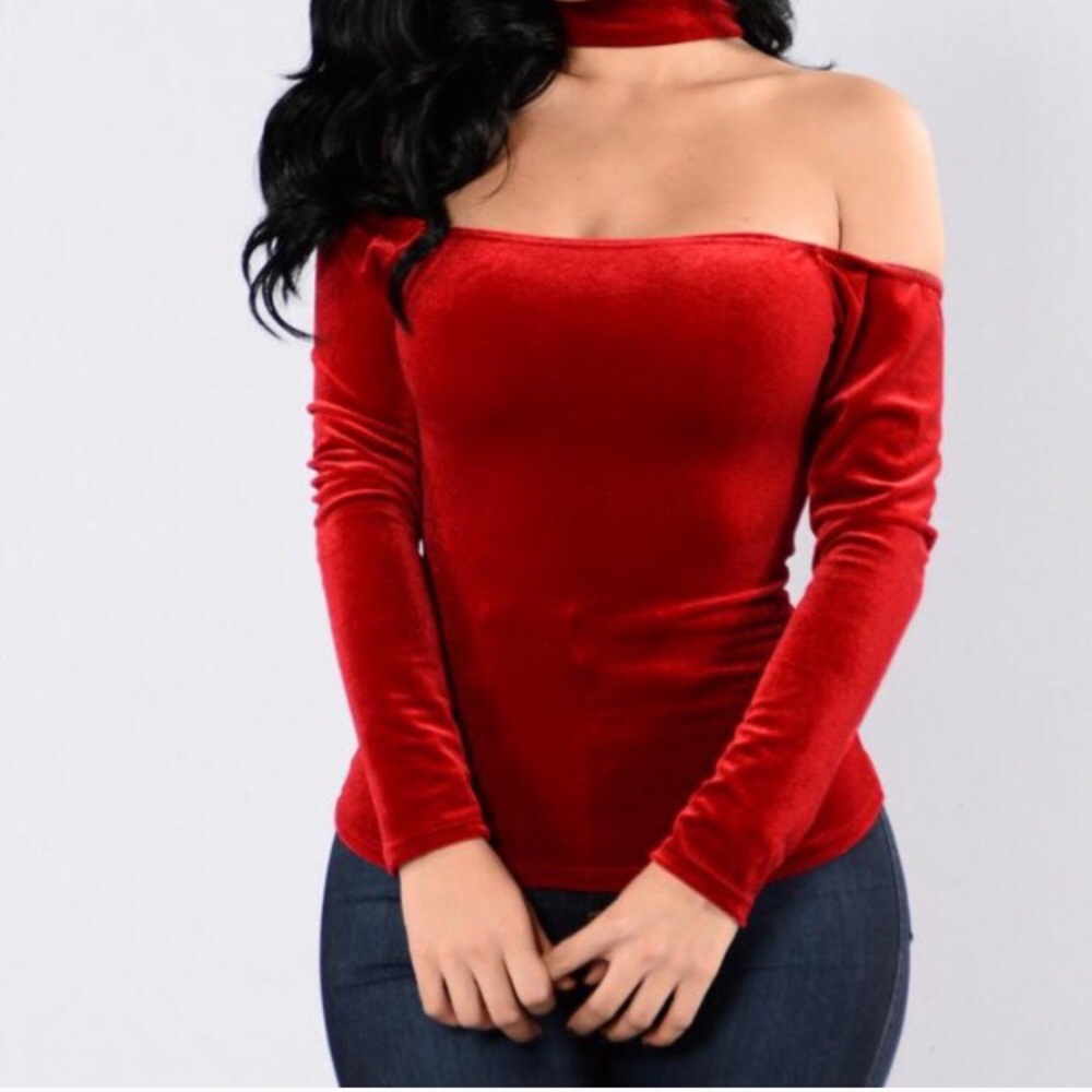 red velvet top #valentines day!